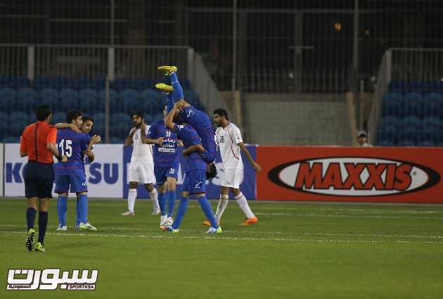 Al Jahra Club Kuwait Celebrating their win on Al Refaa Bahrain