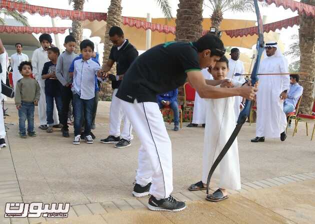 اصغر رامي شارك في الفقرة الأستعراضية للسهام