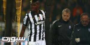 DORTMUND, GERMANY - MARCH 18:  Paul Pogba of Juventus leaves the field injured during the UEFA Champions League Round of 16 between Borussia Dortmund and Juventus at Signal Iduna Park on March 18, 2015 in Dortmund, Germany.  (Photo by Alex Grimm/Bongarts/Getty Images)