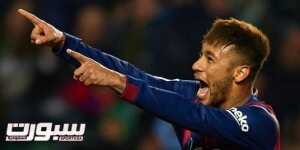 ELCHE, SPAIN - JANUARY 24:  Neymar JR of Barcelona celebrates after scoring during the La Liga match between Elche FC and FC Barcelona at Estadio Manuel Martinez Valero on January 24, 2015 in Elche, Spain.  (Photo by Manuel Queimadelos Alonso/Getty Images)