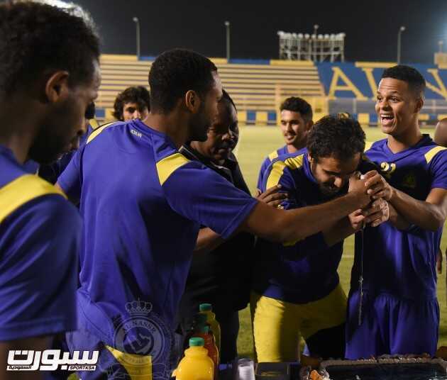 بالصور النصر يحتفي بنجومه لاعبي منتخب الشباب والأمير فيصل يقدم مكافآت