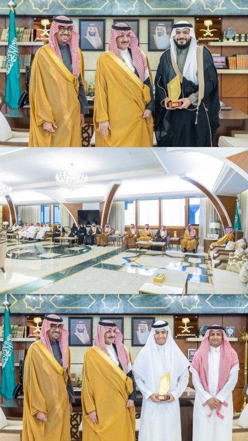 سمو أمير المنطقة الشرقية يكرم الفائزين في مسابقة القرآن الكريم بموسم نادي القادسية الرمضاني