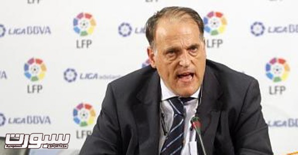 خافيير تيباس رئيس رابطة الدوري الاسباني لكرة القدم
