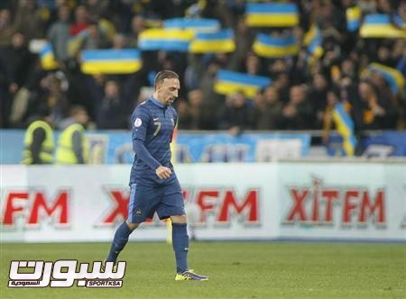 اوكرانيا تهزم فرنسا 2-صفر في ذهاب ملحق تصفيات كأس العالم 2014