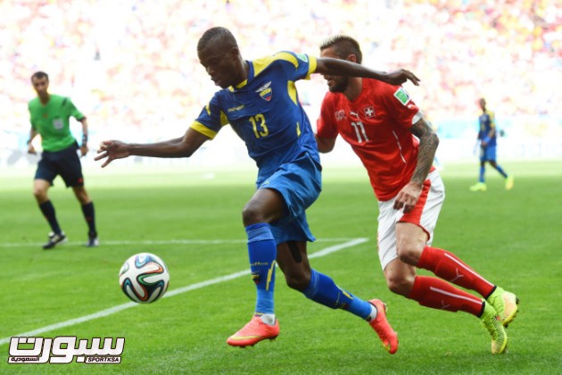 Switzerland v Ecuador: Group E - 2014 FIFA World Cup Brazil