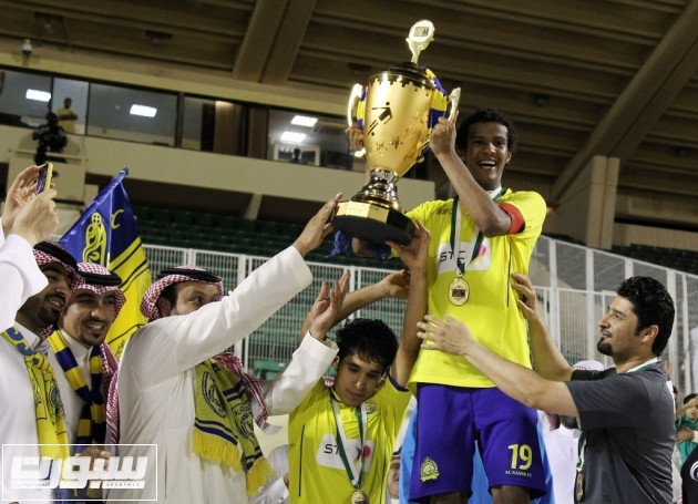 ناشئين النصر بطل الدوري خالد الشويع